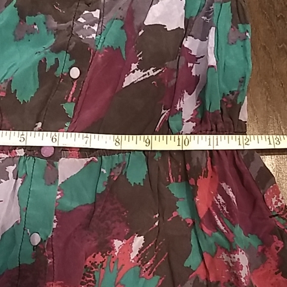 Ecote silk dress with pockets size medium - Picture 2 of 6